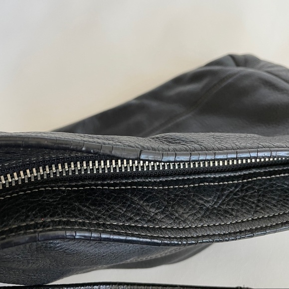 Coach  Madison Tribeca Black Leather Shoulder Bag with Chain Strap - Picture 9 of 9